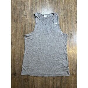 Gymshark The Arrival Tank Top Mens L Gray